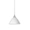 Besa Lighting Domi Cord Pendant, White, Satin Nickel Finish, 1x5W LED 1XT-174307-LED-SN - alternate 1